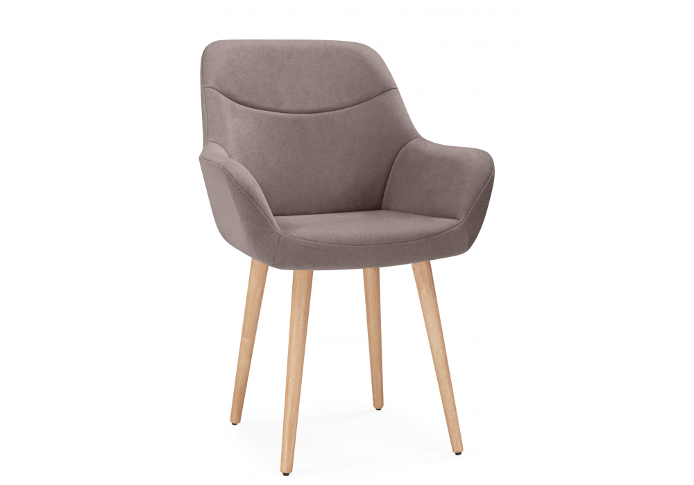 Деревянный стул Флюид латте (zd 290) / светлое дерево