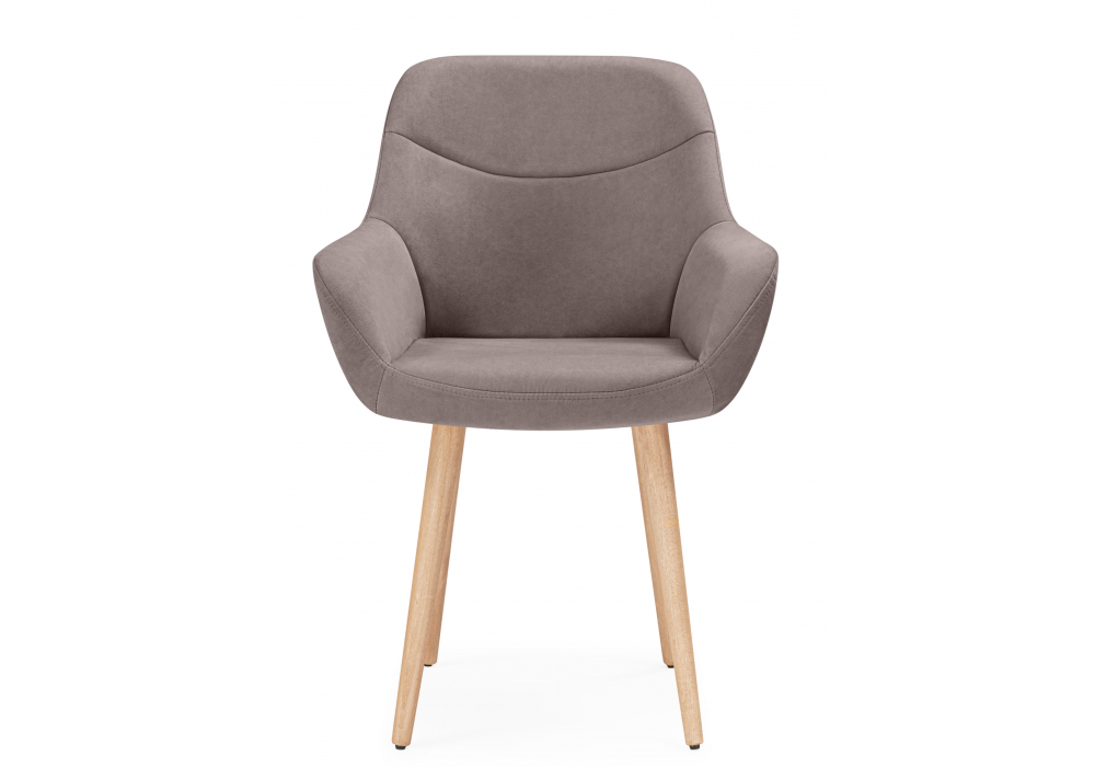 Деревянный стул Флюид латте (zd 290) / светлое дерево