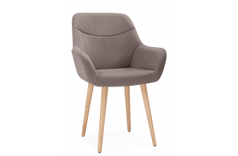 Деревянный стул Флюид латте (zd 290) / светлое дерево