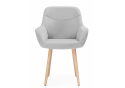 Деревянный стул Флюид светло-серый (zd 960) / светлое дерево