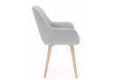Деревянный стул Флюид светло-серый (zd 960) / светлое дерево