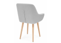 Деревянный стул Флюид светло-серый (zd 960) / светлое дерево