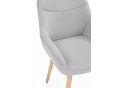 Деревянный стул Флюид светло-серый (zd 960) / светлое дерево