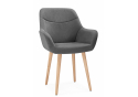 Деревянный стул Флюид темно-серый (zd 995) / светлое дерево