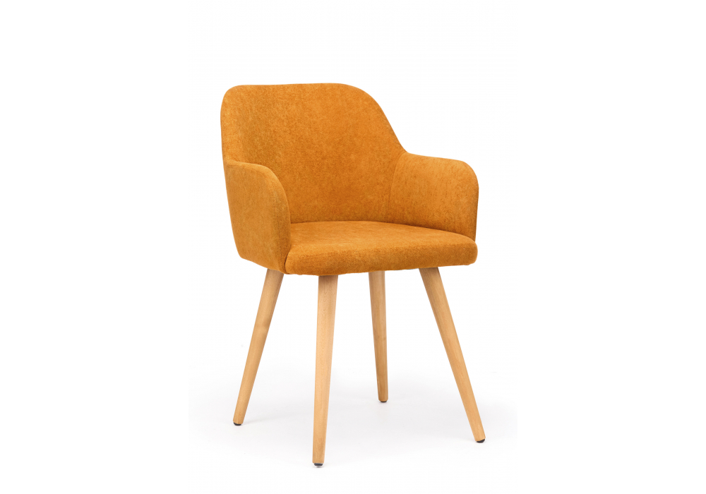 Деревянный стул Инфини 360 терракота (ocean 015) / светлое дерево