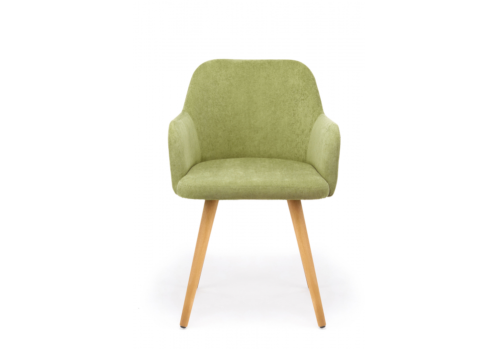 Деревянный стул Инфини 360 зеленый (ocean 013) / светлое дерево