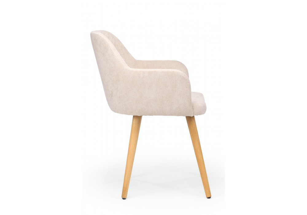 Деревянный стул Инфини латте (ocean 003) / светлое дерево