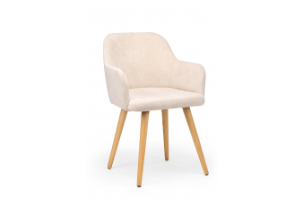 Деревянный стул Инфини латте (ocean 003) / светлое дерево