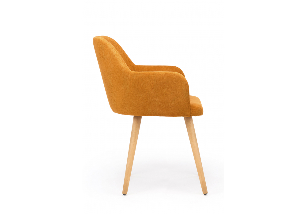 Деревянный стул Инфини терракота (ocean 015) / светлое дерево