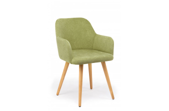 Стул на металлокаркасе Челси К фисташковый (zd 651) / черный