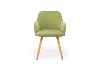 Стул на металлокаркасе Челси К фисташковый (zd 651) / черный