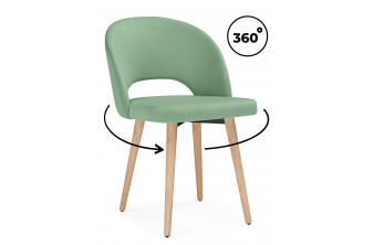 Деревянный стул Курбис 360 фисташковый (zd 651) / светлое дерево