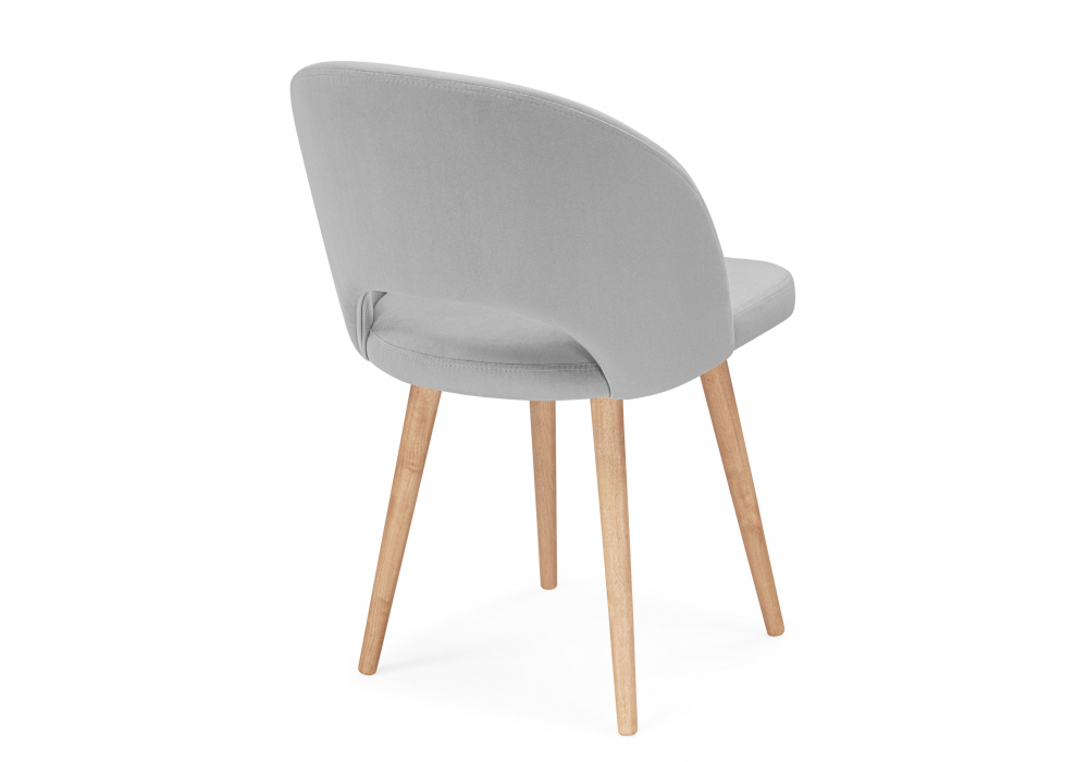 Деревянный стул Курбис 360 светло-серый (zd 960) / светлое дерево