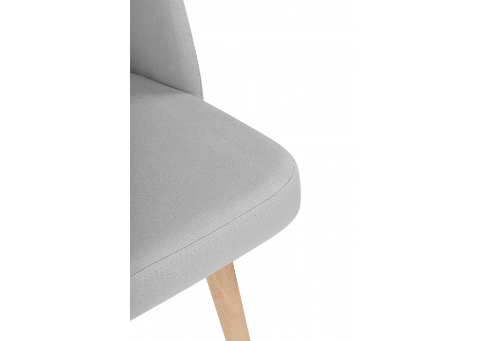 Деревянный стул Курбис 360 светло-серый (zd 960) / светлое дерево