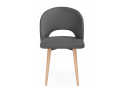 Деревянный стул Курбис 360 темно-серый (zd 995) / светлое дерево