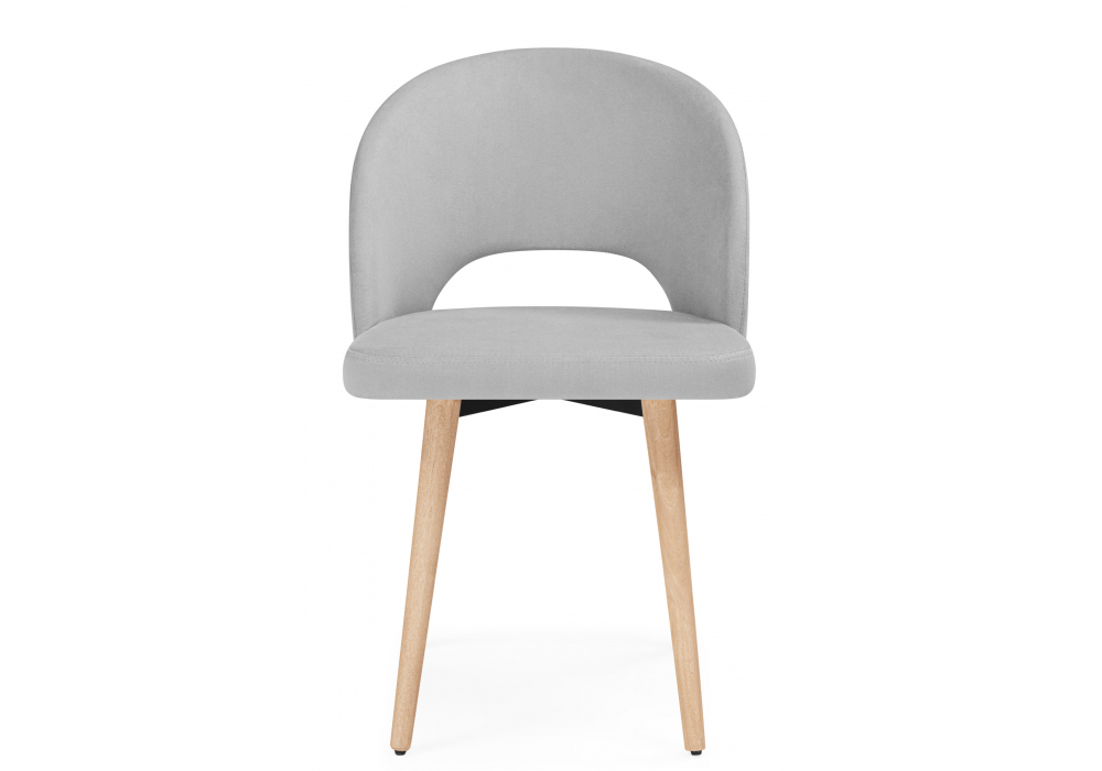 Деревянный стул Курбис светло-серый (zd 960) / светлое дерево