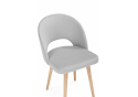 Деревянный стул Курбис светло-серый (zd 960) / светлое дерево