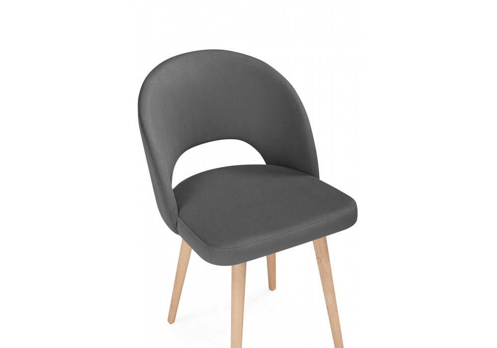 Деревянный стул Курбис темно-серый (zd 995) / светлое дерево