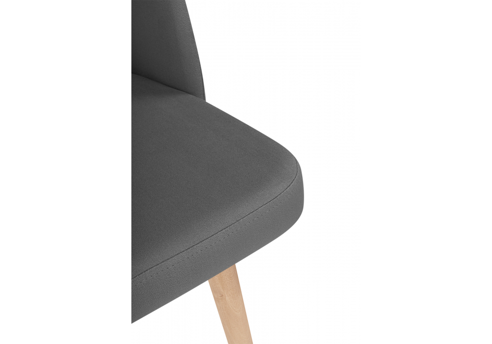 Деревянный стул Курбис темно-серый (zd 995) / светлое дерево