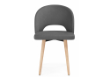 Деревянный стул Курбис темно-серый (zd 995) / светлое дерево