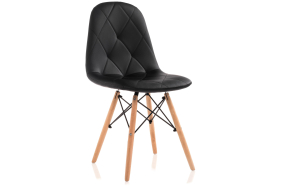 Деревянный стул Kvadro 1 black / wood
