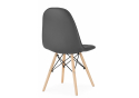 Деревянный стул Kvadro 1 gray / wood