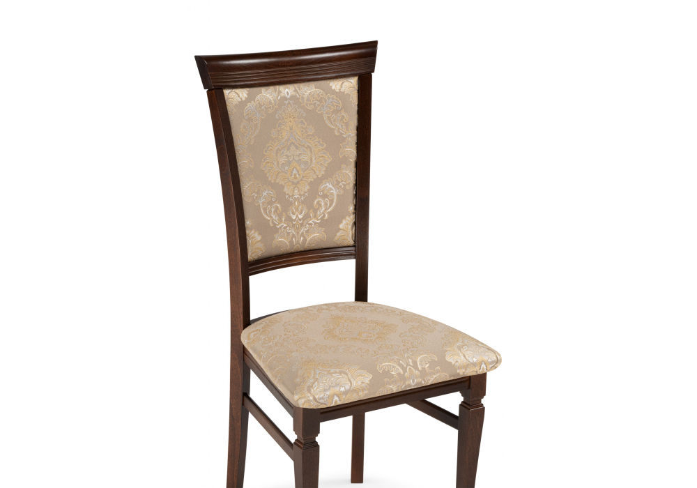 Деревянный стул Ларс вивальди нуга / орех темный