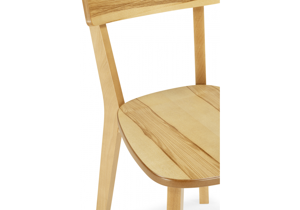 Деревянный стул Линда жесткое сидение дуб / вивид дуб