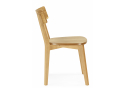 Деревянный стул Линда жесткое сидение дуб / вивид дуб
