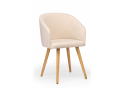 Деревянный стул Монер 360 бежевый (glory 03) / светлое дерево