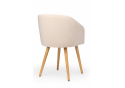 Деревянный стул Монер 360 бежевый (glory 03) / светлое дерево