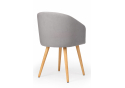 Деревянный стул Монер 360 темно-серый (glory 20) / светлое дерево
