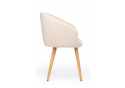 Деревянный стул Монер бежевый (glory 03) / светлое дерево