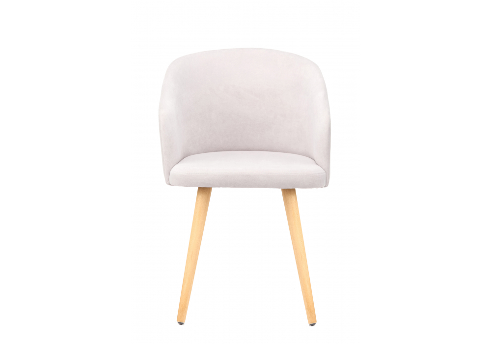 Деревянный стул Монер светло-серый (glory 36) / светлое дерево