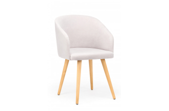 Деревянный стул Монер светло-серый (glory 36) / светлое дерево