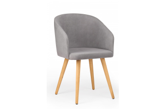 Деревянный стул Монер темно-серый (glory 20) / светлое дерево