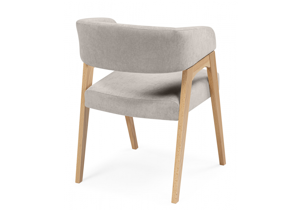 Деревянный стул Невада 1 ткань 231 / светлое дерево