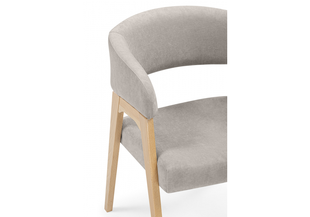 Деревянный стул Невада 1 ткань 231 / светлое дерево