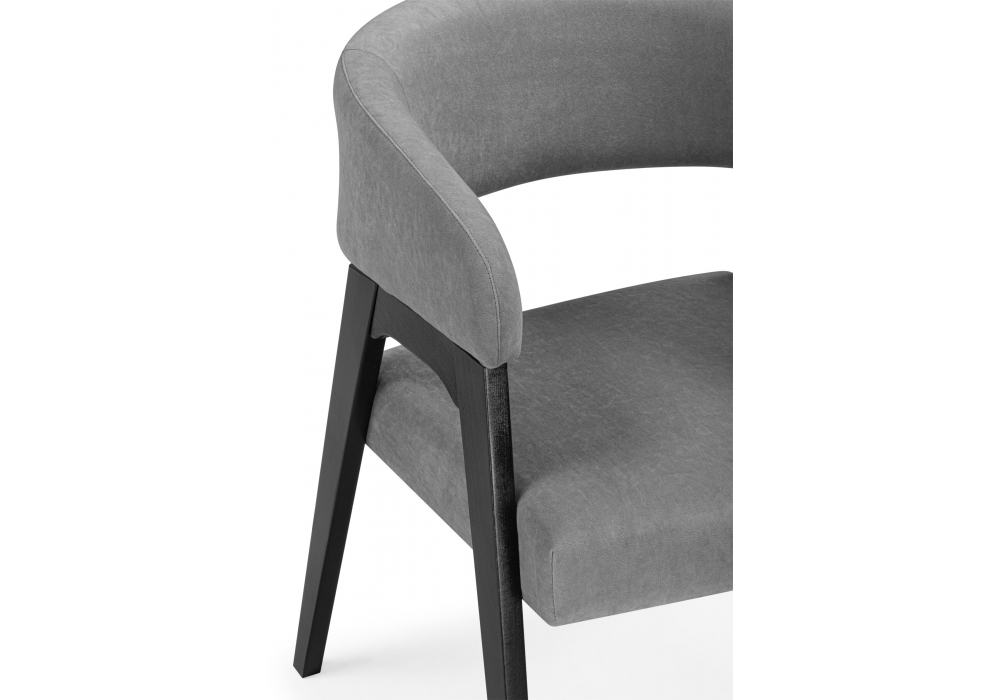 Деревянный стул Невада 1 ткань 234 / черное дерево