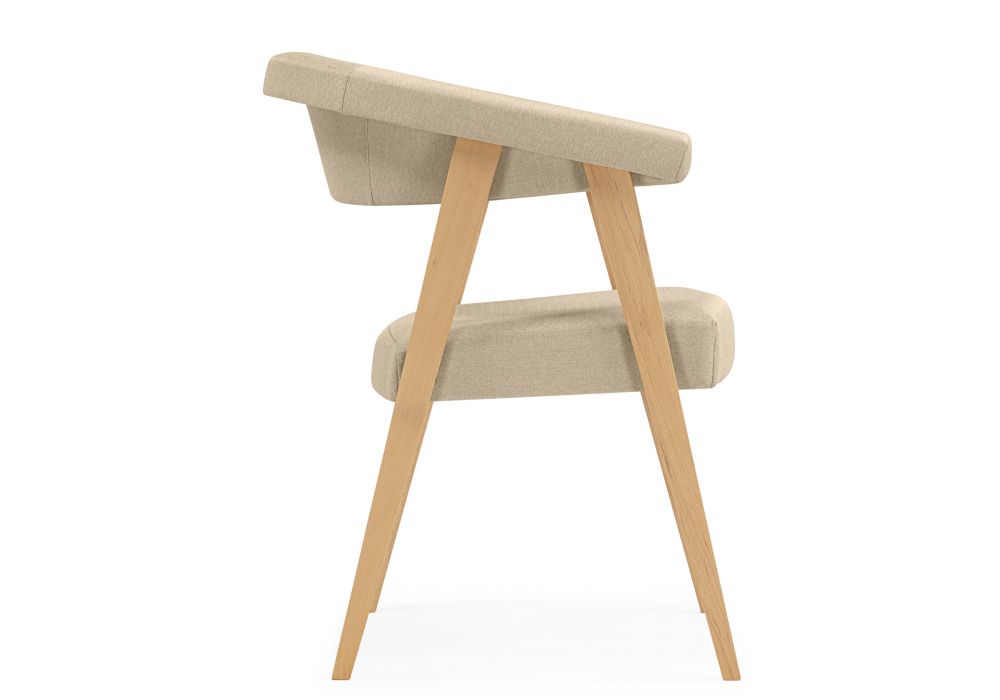 Деревянный стул Невада 2 натуральное дерево / ткань 135