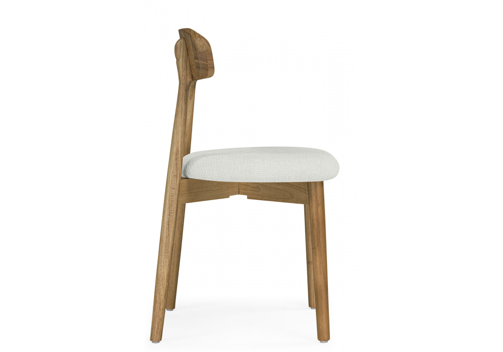 Деревянный стул Okava 1 бежевая рогожка / светлое дерево 