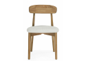 Деревянный стул Okava 1 бежевая рогожка / светлое дерево 