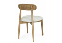 Деревянный стул Okava 1 бежевая рогожка / светлое дерево 