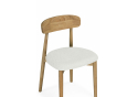 Деревянный стул Okava 1 бежевая рогожка / светлое дерево 