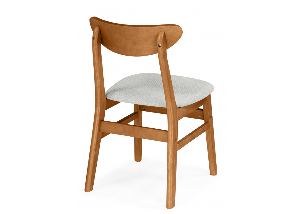 Деревянный стул Okava бежевый / орех