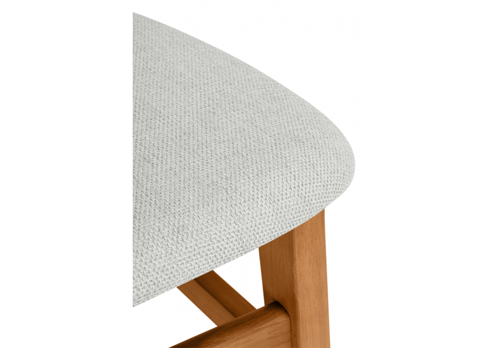 Деревянный стул Okava бежевый / орех