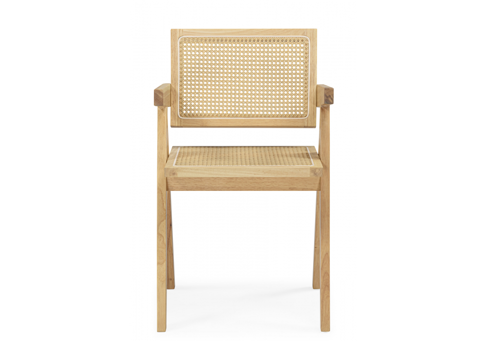 Деревянный стул Rattan wood