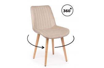 Деревянный стул Седа 360 бежевый (zd 210) / светлое дерево