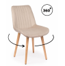Деревянный стул Седа 360 бежевый (zd 210) / светлое дерево