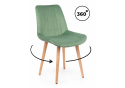 Деревянный стул Седа 360 фисташковый (zd 651) / светлое дерево